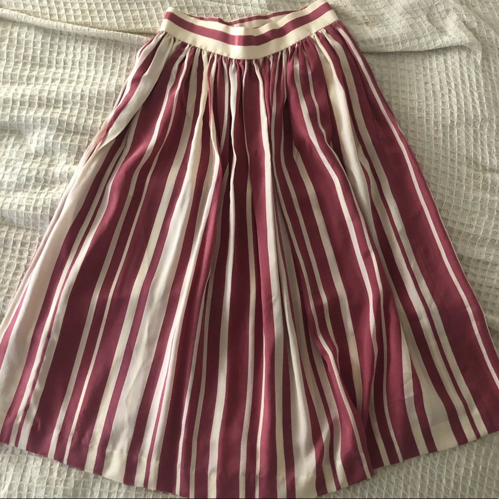 Vintage 1970s Christian Dior silk skirt